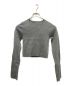 TODAYFUL（トゥデイフル）の古着「Cropped Smooth Knit」｜グレー