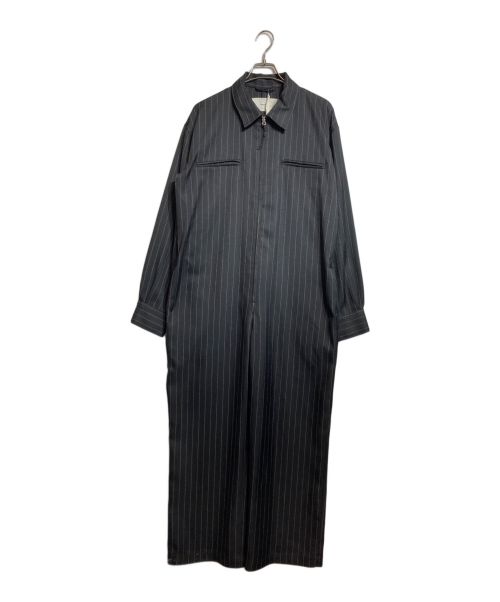 TODAYFUL（トゥデイフル）TODAYFUL (トゥデイフル) Stripe Zip Combinaison ブラック サイズ:38 未使用品の古着・服飾アイテム