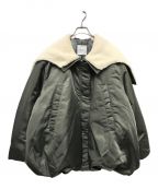 CLANEクラネ）の古着「BALLOON DESIGN HOODED N3B」｜オリーブ