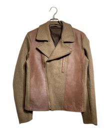 Maison Margiela（メゾンマルジェラ）の古着「Perfecto jacket」｜ブラウン