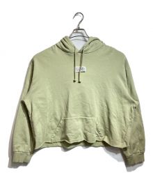 MM6 Maison Margiela（エムエムシックス メゾンマルジェラ）の古着「Unbrushed Hoodie」｜グリーン