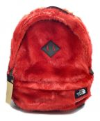 THE NORTH FACEザ ノース フェイス）の古着「Faux Fur Backpack」｜レッド