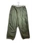 GOLD（ゴールド）の古着「LIGHT BACKSATIN OVER CARGO PANTS」｜グリーン