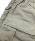 中古・古着 GOLD (ゴールド) LIGHT BACKSATIN OVER CARGO PANTS グリーン サイズ:L：18000円