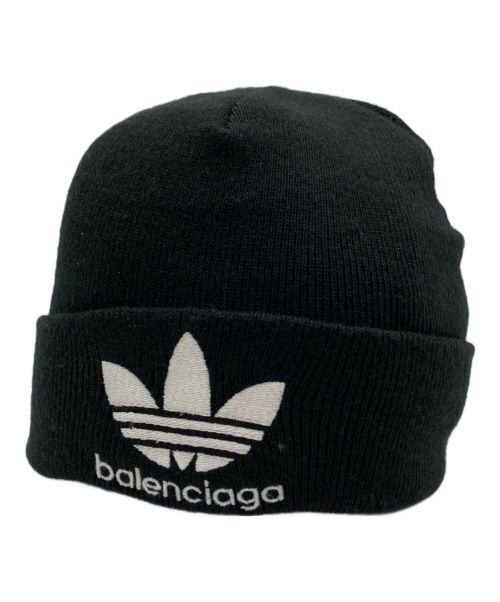 adidas（アディダス）adidas (アディダス) BALENCIAGA (バレンシアガ) ニット帽 ブラック サイズ:1:21×20㎝の古着・服飾アイテム