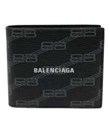 BALENCIAGA（バレンシアガ）の古着「2つ折り財布」｜ブラック