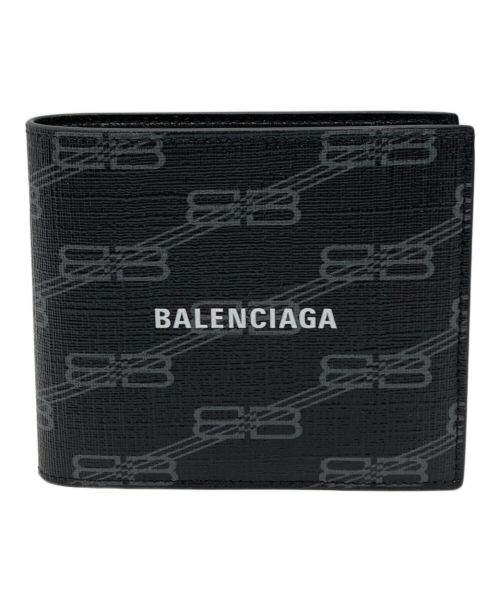 BALENCIAGA（バレンシアガ）BALENCIAGA (バレンシアガ) 2つ折り財布 ブラックの古着・服飾アイテム