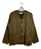 OUR LEGACYアワーレガシー）の古着「CARDIGAN OLIVE MELANGE MOHAIR」｜ブラウン