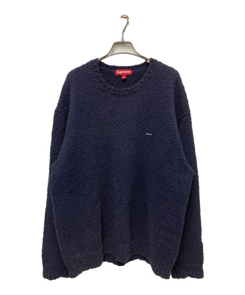 SUPREME（シュプリーム）SUPREME (シュプリーム) Boucle Small Box Sweater ネイビー サイズ:Mの古着・服飾アイテム