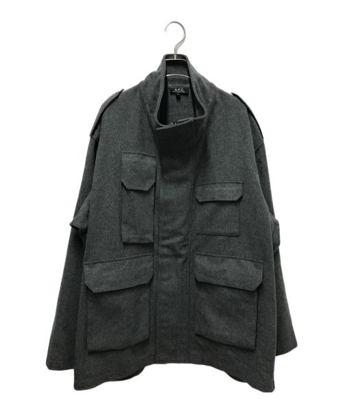 A.P.C.（アーペーセー）A.P.C. (アーペーセー) ファティーグジャケット グレー サイズ:2の古着・服飾アイテム