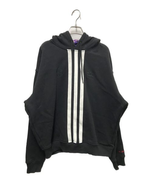 adidas（アディダス）adidas (アディダス) KORN (コーン) コラボフーディ ブラック サイズ:Lの古着・服飾アイテム