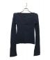 ANS DOTSLOEVNER (アンス ドッツローヴナー) Shoulder cardigan ネイビー サイズ:なし：23000円