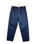 AURALEEオーラリー）の古着「HARD TWIST DENIM WIDE PANTS」｜インディゴ