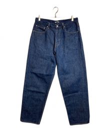 AURALEE（オーラリー）の古着「HARD TWIST DENIM WIDE PANTS」｜インディゴ