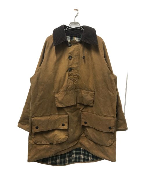 Barbour（バブアー）Barbour (バブアー) 90’SLONGSHOREMAN プルオーバーオイルドコート ブラウン サイズ:MEDIUMの古着・服飾アイテム