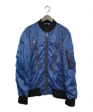 【中古・古着通販】DIESEL (ディーゼル) ジップデザインブルゾン