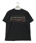 BIOTOPビオトープ）の古着「THE DOWNWARD SPIRAL T-Shirts」｜ブラック