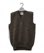 Jamieson’s Knitwearジャミーソンズニットウェア）の古着「Shetland Wool Sweater Vest」｜ブラウン