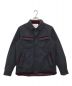 WHITE MOUNTAINEERING（ホワイトマウンテ二アニング）の古着「MEMORY WEATHER MICRO PEACH QUILTED SHIRT BLOUSON」｜ネイビー