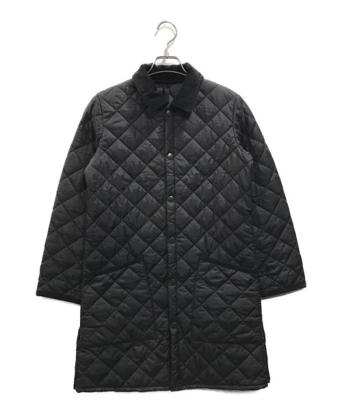 Barbour（バブアー）Barbour (バブアー) LIDDESDALE SL LONG NYLON キルティングコート ブラック サイズ:32の古着・服飾アイテム