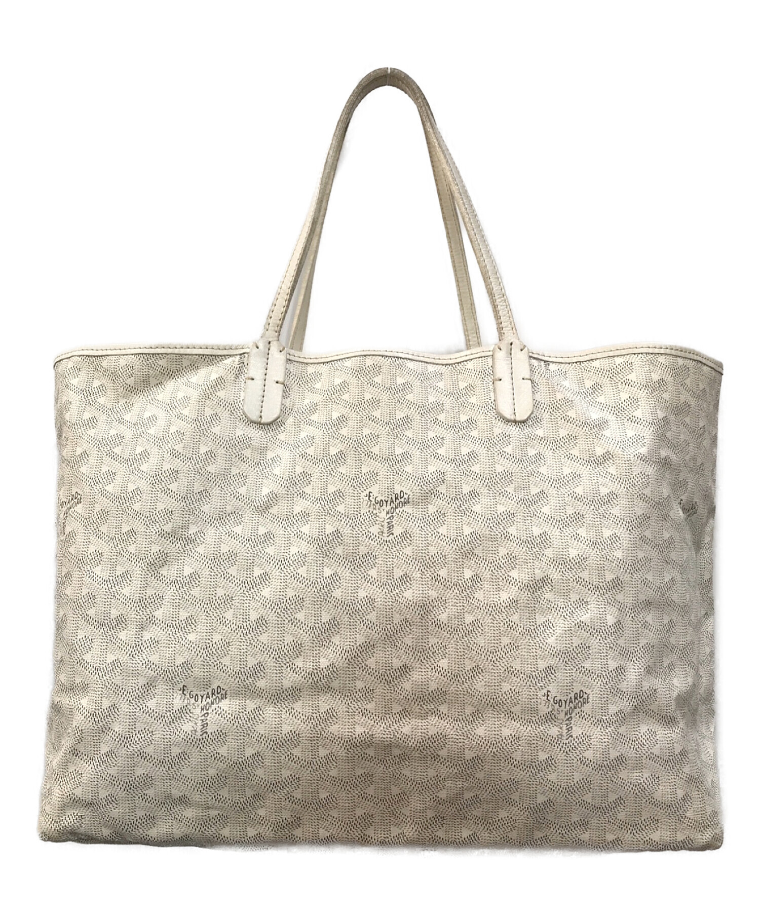 中古・古着通販】GOYARD (ゴヤール) サンルイPM トートバッグ ホワイト