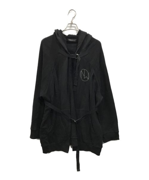 UNDERCOVER（アンダーカバー）UNDERCOVER (アンダーカバー) ビッグシルエット裏起毛パーカー ブラック サイズ:2の古着・服飾アイテム