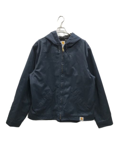 CarHartt（カーハート）CarHartt (カーハート) ダック地中綿ジップパーカー ネイビー サイズ:XLの古着・服飾アイテム