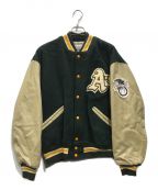 DeLongデロング）の古着「80's MLB スタジャン」｜グリーン