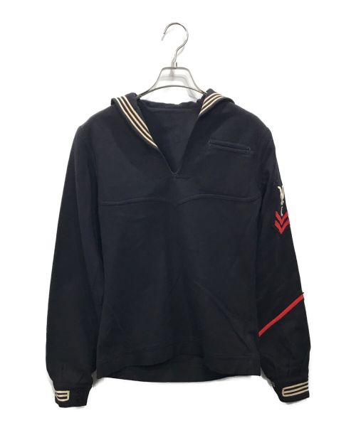 U'S NAVY（ユーエスネイビー）U'S NAVY (ユーエスネイビー) ウールセーラーシャツ ネイビー サイズ:表記なしの古着・服飾アイテム