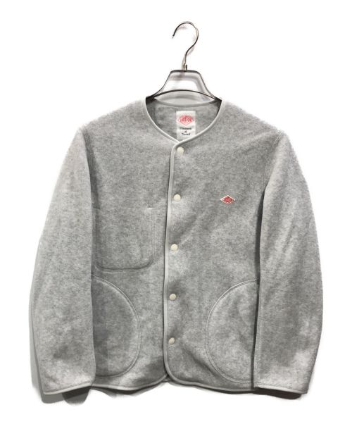 DANTON（ダントン）DANTON (ダントン) FLEECE COLLARLESS JACKET フリースノーカラージャケット グレー サイズ:36の古着・服飾アイテム