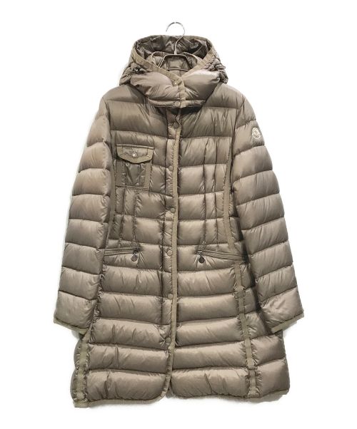 MONCLER（モンクレール）MONCLER (モンクレール) エルミンヌダウンコート ベージュ サイズ:3の古着・服飾アイテム