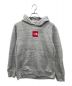 THE NORTH FACE（ザ ノース フェイス）の古着「HEATHER LOGO HOODIE」｜グレー