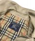 中古・古着 Burberry's (バーバリーズ) 英国製裏ノバチェックステンカラーコート ベージュ サイズ:不明：15000円