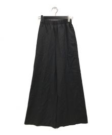 ENFOLD（エンフォルド）の古着「ELASTIC MENS WIDE－PANTS」｜ブラック