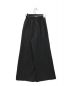 ENFOLD (エンフォルド) ELASTIC MENS WIDE－PANTS ブラック サイズ:34：9000円