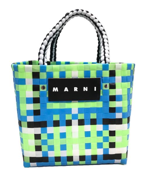 MARNI（マルニ）MARNI (マルニ) MARKET BASKETバッグ グリーンの古着・服飾アイテム