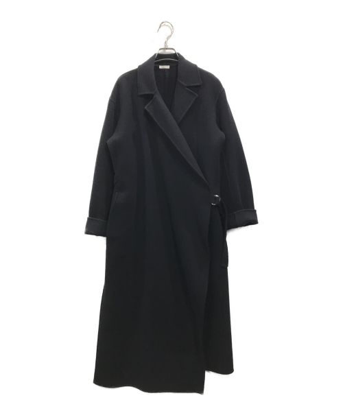 JIL SANDER（ジルサンダー）JIL SANDER (ジルサンダー) BELTED COAT ウールベルテッドコート ネイビー サイズ:34の古着・服飾アイテム