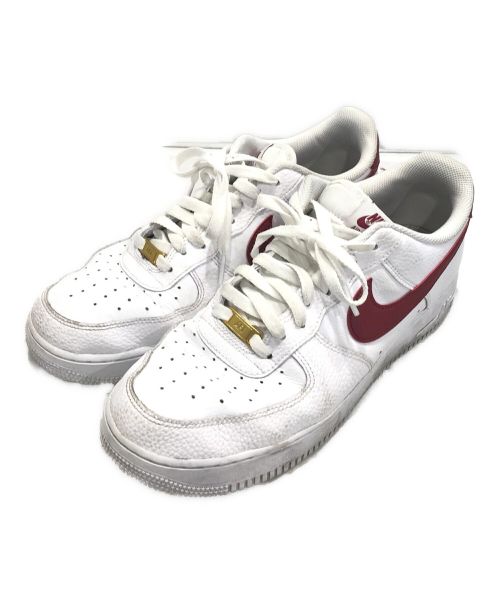 NIKE（ナイキ）NIKE (ナイキ) AIR FORCE1 LOW ローカットスニーカー ホワイト×レッド サイズ:-の古着・服飾アイテム