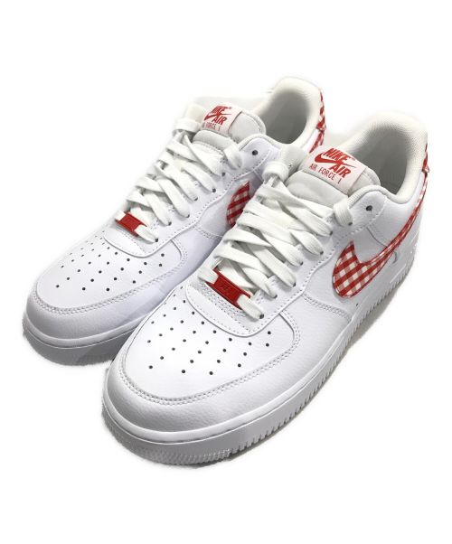 NIKE（ナイキ）NIKE (ナイキ) AIR FORCE 1 07 ESS TREND ホワイト×レッド サイズ:27.5㎝の古着・服飾アイテム