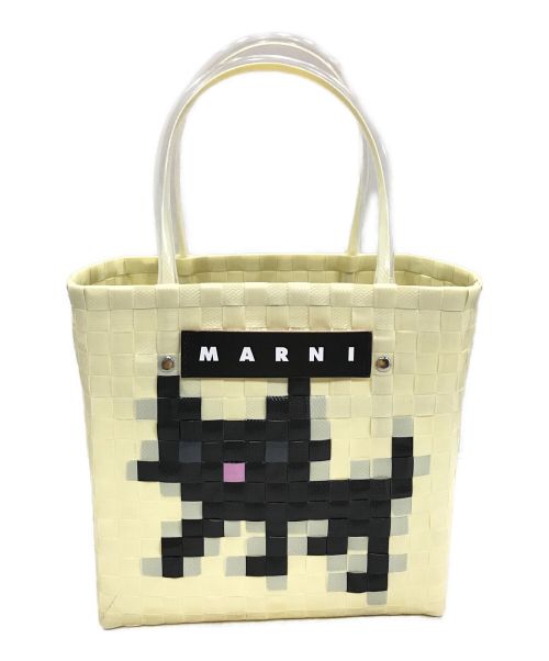 MARNI MARKET（マルニ マーケット）MARNI MARKET (マルニ マーケット) ANIMAL BASKET カゴバッグ イエローの古着・服飾アイテム