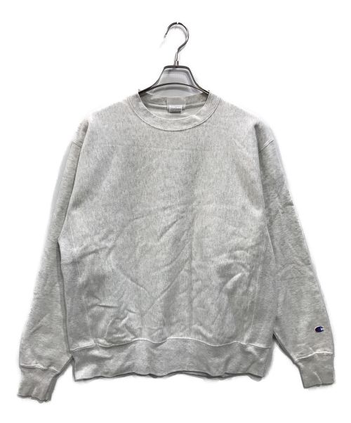 Champion REVERSE WEAVE（チャンピオン リバース ウィーブ）Champion REVERSE WEAVE (チャンピオンリバースウィーブ) 古着クルーネックスウェット ライトグレー サイズ:Lの古着・服飾アイテム