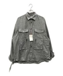 MAISON SPECIAL（メゾンスペシャル）の古着「Multi Pocket Prime-Over Shirt」｜グレー