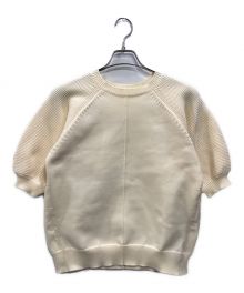 regleam（リグリーム）の古着「ラグランスリーブパフニット RAGLAN SLEEVE PUFF KNIT」｜アイボリー