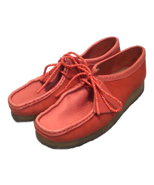 CLARKS（クラークス）CLARKS (クラークス) WALLABEE  ワラビーシューズ レッド サイズ:5.5Dの古着・服飾アイテム