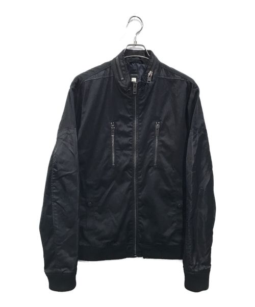 DIESEL（ディーゼル）DIESEL (ディーゼル) ジップアップジャケット ブラック サイズ:XLの古着・服飾アイテム