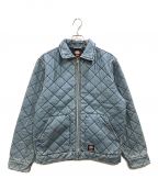 SUPREME×Dickiesシュプリーム×ディッキーズ）の古着「21AW Quilted Denim Work Jacket キルトデニム ワークジャケット」｜ブルー