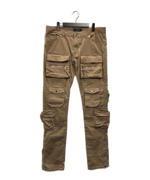 MLVINCE（メルヴィンス）MLVINCE (メルヴィンス) TYPE2 SLIM CARGO PANTS ブラウン サイズ:36の古着・服飾アイテム