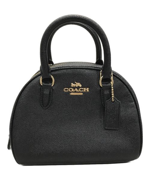 COACH（コーチ）COACH (コーチ) Sydney サッチェルショルダーバッグ ブラックの古着・服飾アイテム