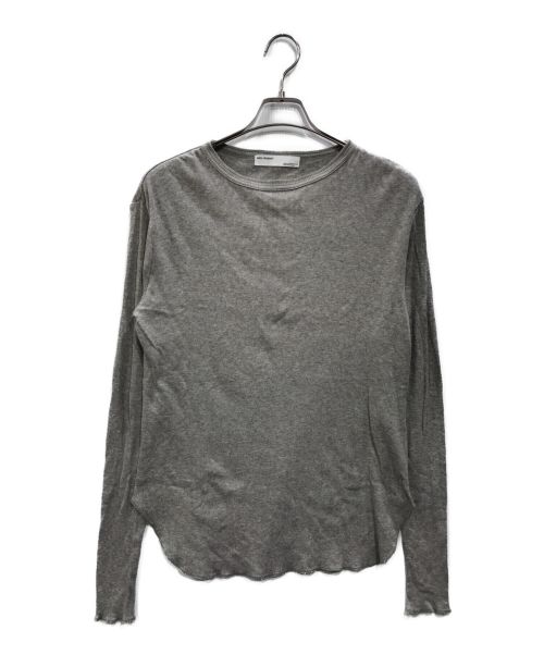 L'appartement（アパルトモン）L'appartement (アパルトモン) Rib L/S T-SH ロングスリーブカットソー グレー サイズ:FREEの古着・服飾アイテム