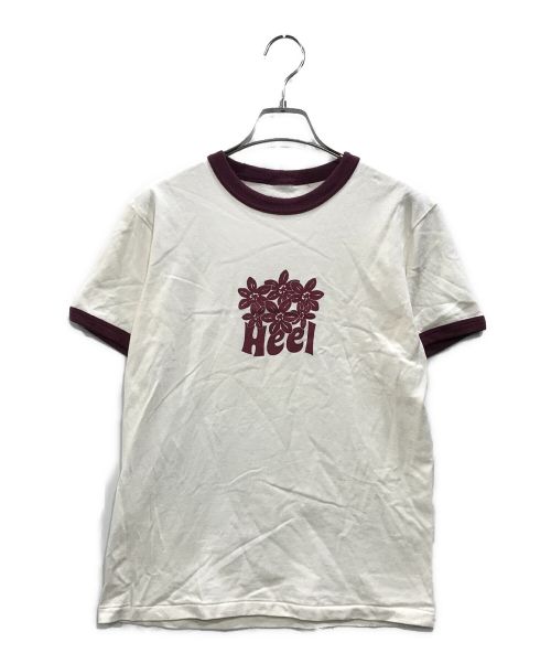 Heel collectiv（ヒール コレクティブ）Heel collectiv (ヒール コレクティブ) リンガーTEE ホワイト サイズ:Sの古着・服飾アイテム